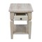 International Concepts Rectangle Vista End Table, 18 W, 24 L, 24 in H, Wood, Unfinished OT-15E - alternate 10